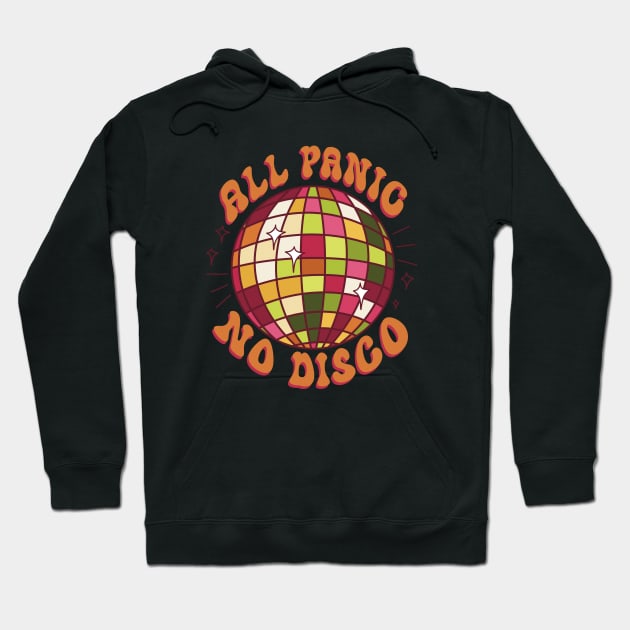 All Panic No Disco Hoodie by PepperLime